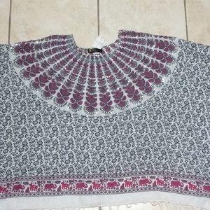 Beach Cover Up Tunic Short Kaftan